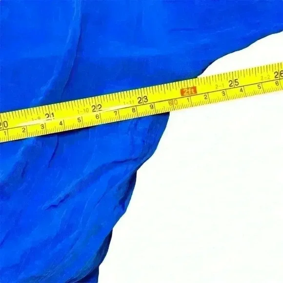 H&M Woven Blouse With Tie Detail Blue Size XXL NWT - Picture 11 of 12